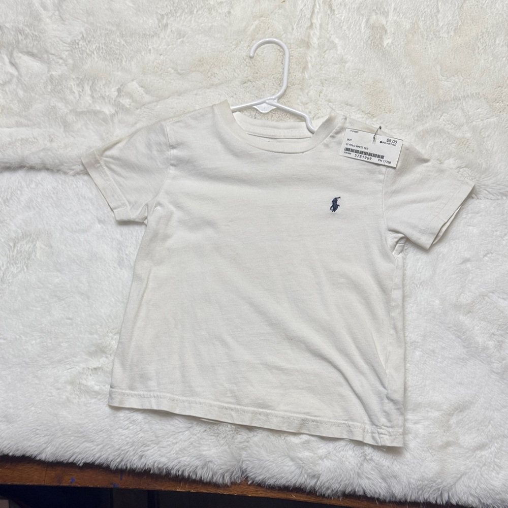 Polo by Ralph Lauren Cream Short Sleeve Tee